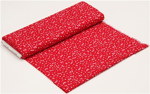 roter kleiner Herzchen Stoff von Robert Kaufman USA 3