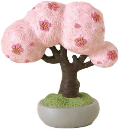 sakura bonsai tree figurine from Japan modeS4u