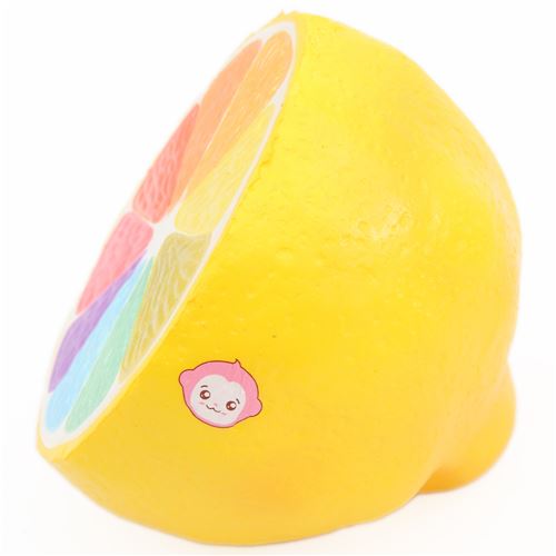 scented Cheeki jumbo rainbow lemon squishy by Puni Maru - modeS4u