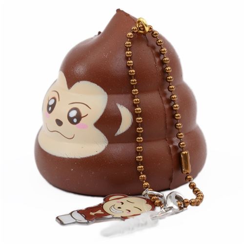 scented Limited Edition brown monkey face poo squishy by Creamiicandy 4