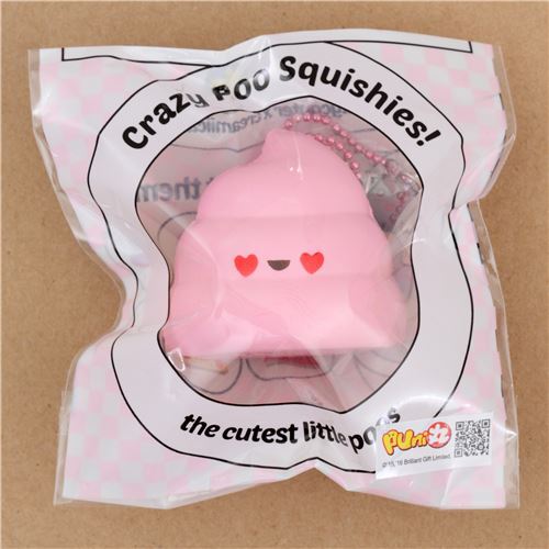 Scented Pink Mini Crazy Poo Squishy By Puni Maru Modes4u