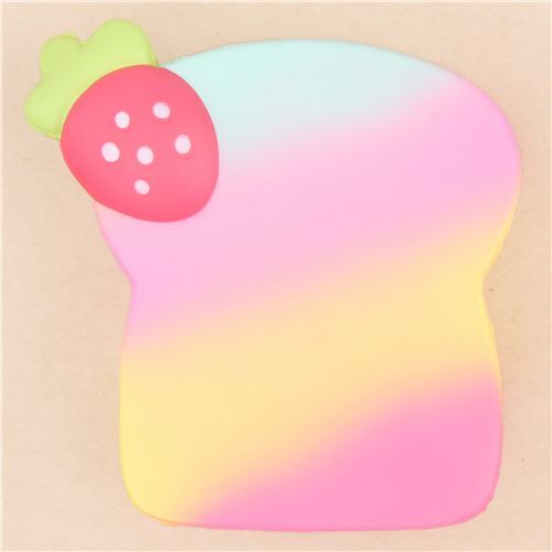 Squishy Rainbow Bread scented rainbow bread toast squishy by vlo food Squishy Rainbow Bread scented rainbow bread toast squishy by vlo food