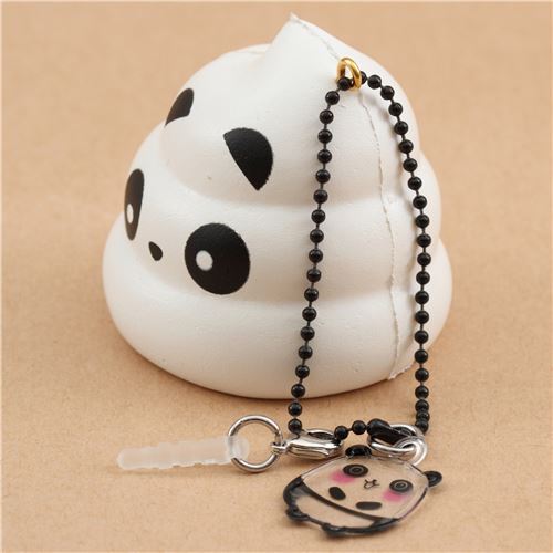 scented white Crazy Poo panda squishy by Puni Maru 3