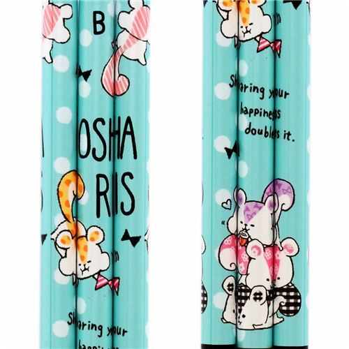 Carino Gatto kawaii Turchese Borsa