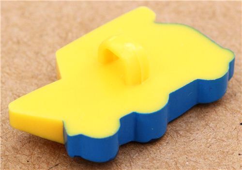 Botn 1 unidad camin volquete azul amarillo de Sanrio 3