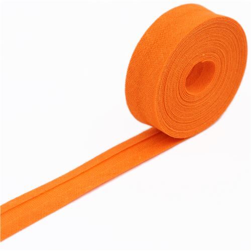singlefold orange bias tape modeS4u