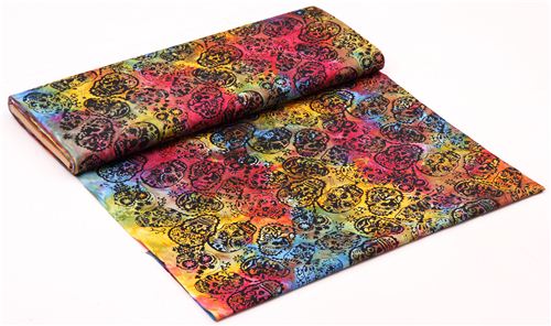 skull fabric by Timeless Treasures Fiesta Sugar Skulls Fabric by ...