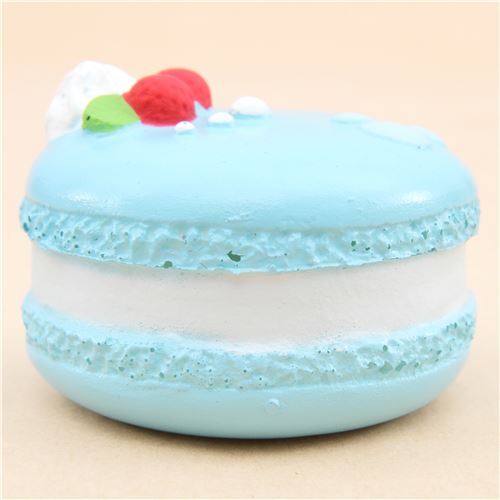 Squishy En Forme De Macaron Bleu Avec Mickey Mouse Modes4u
