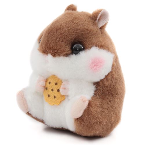 small dark brown white hamster with chain Coroham Coron Cafe plush toy ...