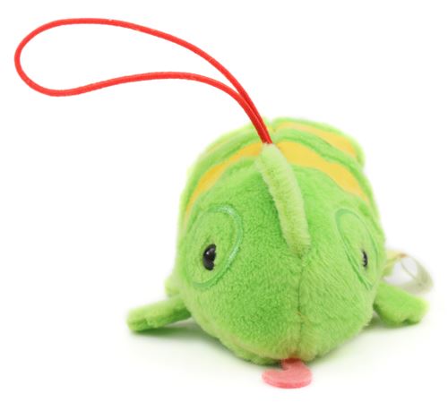 green chameleon plush