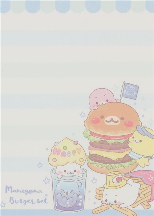 small memo pad by San-X with Mamegoma Cafe 2