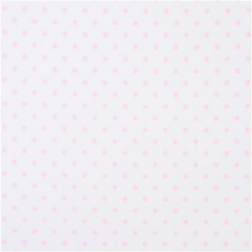 Small Pink Dot Robert Kaufman White Flannel Fabric Cozy Cotton Modes4u