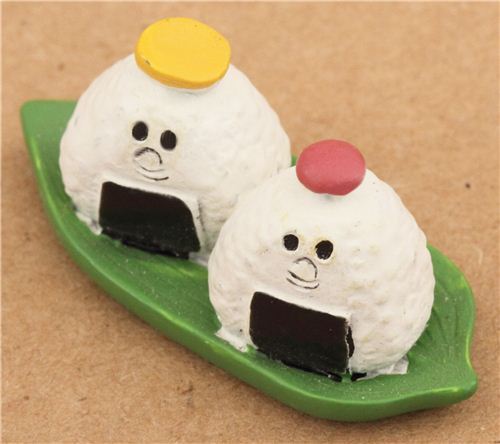 small tray with Onigiri rice ball figurine from Decole Japan - modeS4u