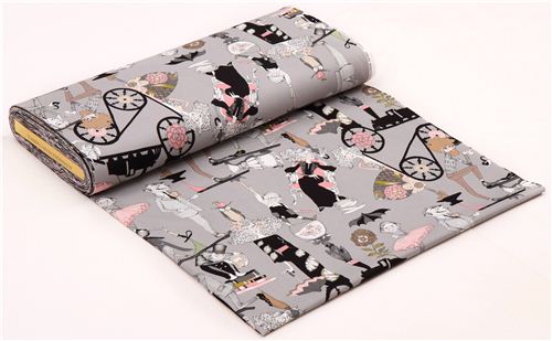 smoke grey witch fabric Alexander Henry A Ghastlie End The Ghastlies 3