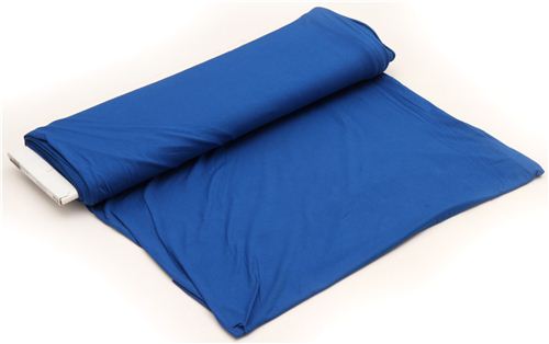 solid blue Robert Kaufman knit fabric royal 2