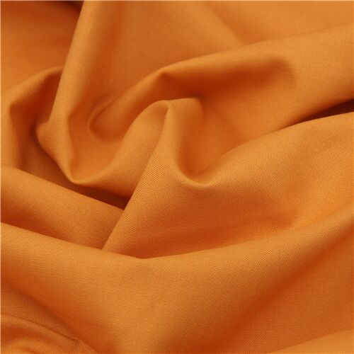 solid brown-orange Kona fabric Robert Kaufman USA Amber Fabric