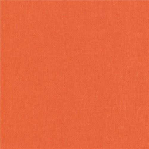 solid clementine orange Cloud 9 organic fabric Clementine from the USA