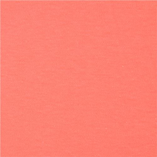 solid coral Robert Kaufman knit fabric Catalina Knit Fabric
