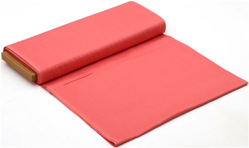 solid coral pink birch Canvas organic fabric USA 2