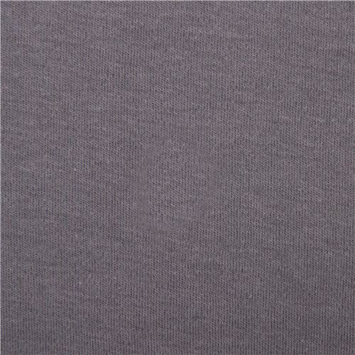 solid grey Robert Kaufman knit fabric Catalina Knit 1