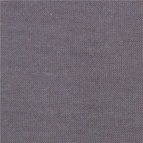 solid grey Robert Kaufman knit fabric Steel 1