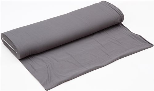 solid grey Robert Kaufman knit fabric Steel 2