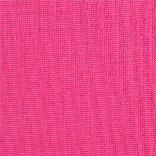 Tela elástica en color rosa oscuro fucsia liso de Robert Kaufman Tela