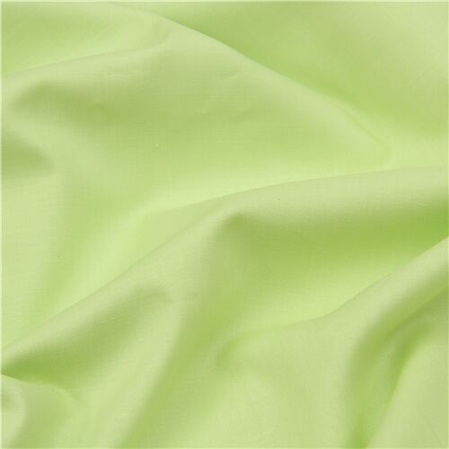 Tela lisa en color verde claro de Cosmo Fabric by Cosmo - modesS4u