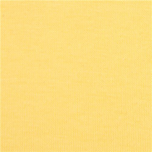 solid light yellow Robert Kaufman knit fabric Steel 1