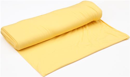 solid light yellow Robert Kaufman knit fabric Steel 2