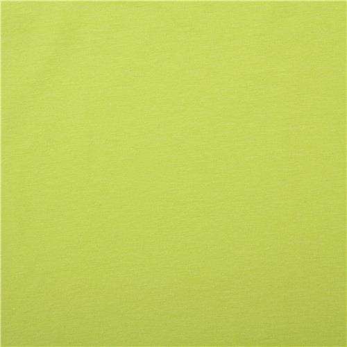 solid lime green Riley Blake stretch knit fabric modeS4u