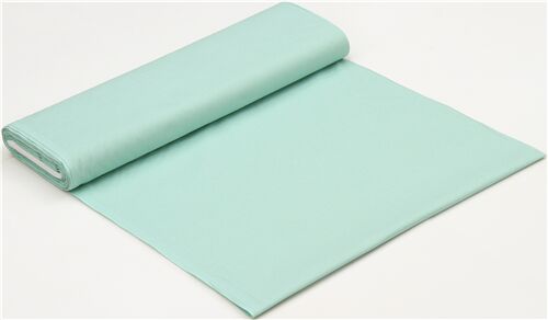 solid mint green shimmery cotton sheeting fabric by Cosmo Fabric by Cosmo -  modeS4u