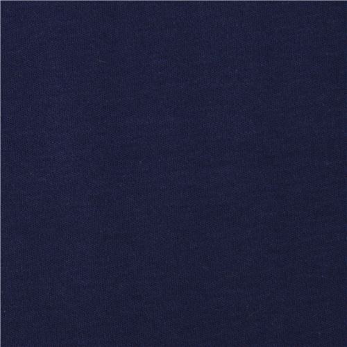 solid navy blue Cloud 9 organic knit fabric Ocean from the USA Fabric ...