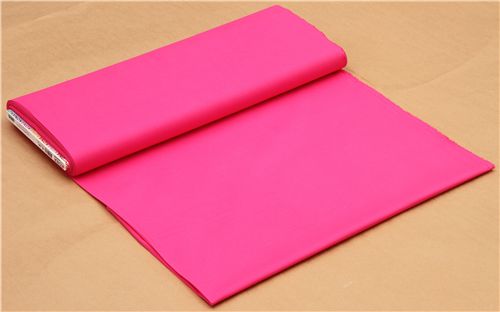 Solid Shimmery Hot Pink Stretchy Fabric by Robert Kaufman - modeS4u