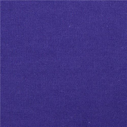 Tela de punto en color añil morado liso de Robert Kaufman Amethyst Tela
