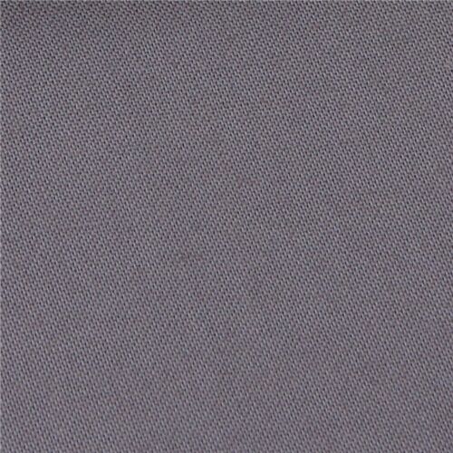 Remnant (26 x 112 cm) - solid steel grey Robert Kaufman Kona cotton fabric  - modeS4u