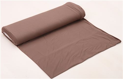 solid taupe brown Robert Kaufman knit fabric 2