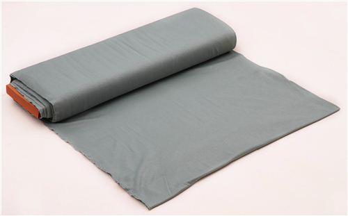 solid turquoise grey birch knit organic fabric from the USA 2