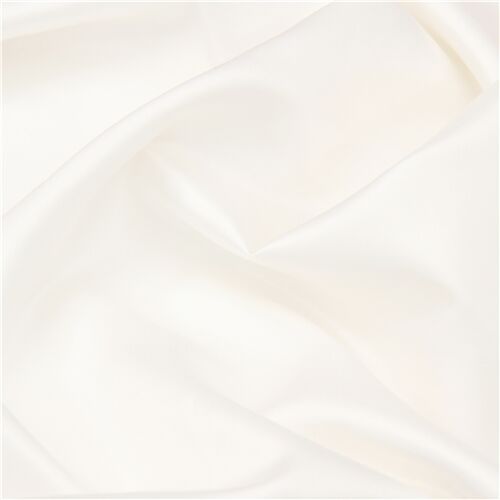 Robert Kaufman tela de satn de color liso en blanco Tela