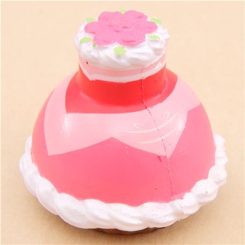 Squishy de pastel con tartaleta en forma de vestido de princesa Bella Durmiente 2