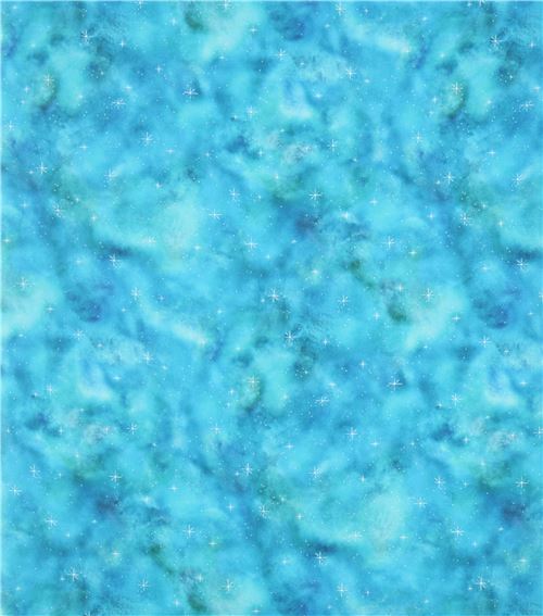 Fat Quarter (50 x 56 cm) star outer space sky Robert Kaufman