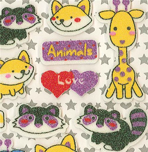 Animals Felt Sticker Kawaii - ModeS4u