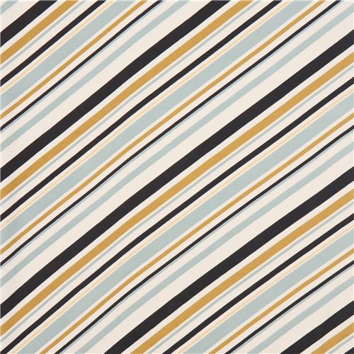stripe Birch organic knit fabric with gold metallic embellishment modeS4u