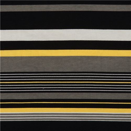 Stripe Knit Fabric In Grey And Black By Stof Fabrics Modes4u