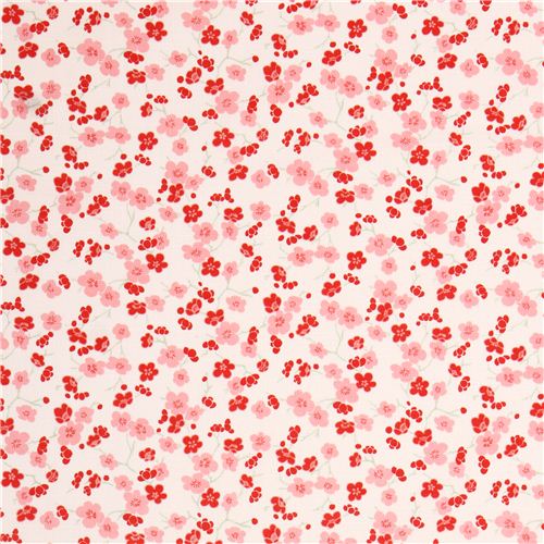 structured white Sakura cherry blossom branch Asia Dobby fabric 2