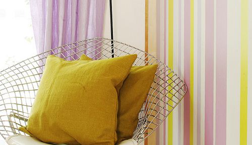 Cinta decor. washi s�per ancha 20cm lunares lila de mt Casa 4