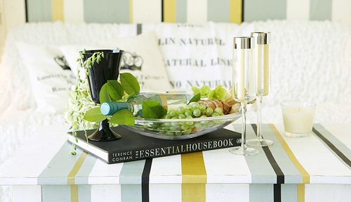 Cinta decor. washi s�per ancha 20cm lunares lila de mt Casa 6