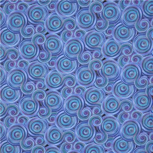 swirl fabric by Timeless Treasures with embellishment - modeS4u