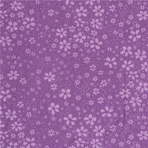 Blossom Fabric Floral Fabric Flowers Fabric Blooms Fabric Tiny Fabric Cotton Fabric Purple Fabric White Fabric Fabric by the yard