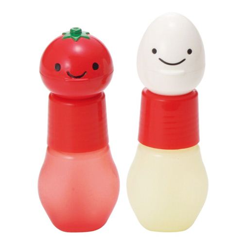 tomato egg ketchup mayonnaise sauce containers Bento Box modeS4u